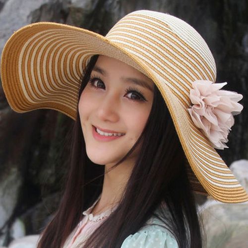2017年草帽子女夏天韩版潮防晒遮阳帽夏季户外出游百搭太阳礼帽新款