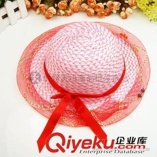 季节热卖 【夏日热销】纱质花边铃铛草帽 蝴蝶结飘带女孩太阳帽图片|季节热卖 【夏日热销】纱质花边铃铛草帽 蝴蝶结飘带女孩太阳帽产品图片由义乌市朵萌电子商务商行公司生产提供-